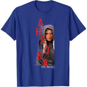 image:imageStar Wars Ahsoka Tano Jedi Knight Hooded Smile Disney TShirtRoyal Blue
