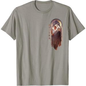 image:imageStar Wars Ahsoka Tano Jedi Thoughtful Profile Disney TShirtSlate Grey