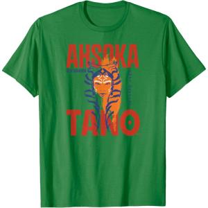 image:imageStar Wars Ahsoka Tano Jedi Warrior Aurebesh Disney TShirtKelly Green