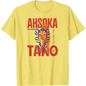 image:imageStar Wars Ahsoka Tano Jedi Warrior Aurebesh Disney TShirtLemon Yellow