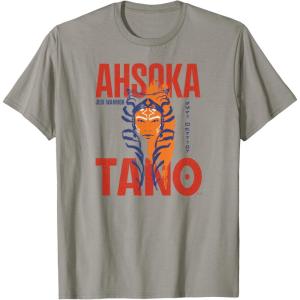image:imageStar Wars Ahsoka Tano Jedi Warrior Aurebesh Disney TShirtSlate Grey