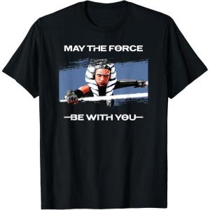image:imageStar Wars Ahsoka Tano May the Force Be With You Disney TShirtBlack