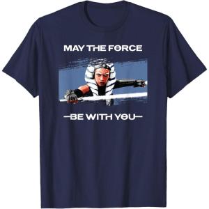 image:imageStar Wars Ahsoka Tano May the Force Be With You Disney TShirtNavy Blue