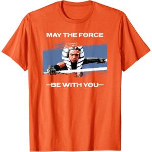 image:imageStar Wars Ahsoka Tano May the Force Be With You Disney TShirtOrange