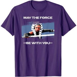 image:imageStar Wars Ahsoka Tano May the Force Be With You Disney TShirtPurple