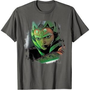 image:imageStar Wars Ahsoka Tano Tales of the Jedi Lightsaber Glow TShirtAsphalt Grey