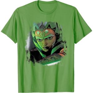 image:imageStar Wars Ahsoka Tano Tales of the Jedi Lightsaber Glow TShirtGrass Green