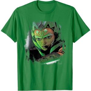 image:imageStar Wars Ahsoka Tano Tales of the Jedi Lightsaber Glow TShirtKelly Green