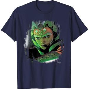 image:imageStar Wars Ahsoka Tano Tales of the Jedi Lightsaber Glow TShirtNavy Blue