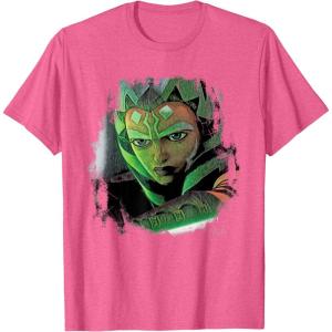 image:imageStar Wars Ahsoka Tano Tales of the Jedi Lightsaber Glow TShirtPink Heather