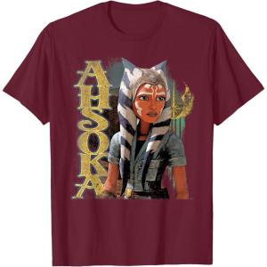 image:imageStar Wars Ahsoka Tano The Clone Wars Gone with a Trace TShirtBurgundy