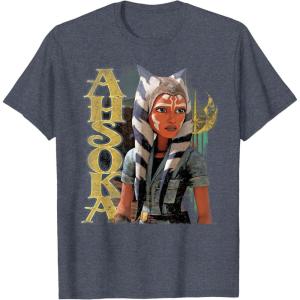 image:imageStar Wars Ahsoka Tano The Clone Wars Gone with a Trace TShirtHeather Blue