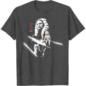 image:imageStar Wars Ahsoka Tano Three Faces of the Force Disney TShirtDark Heather Grey