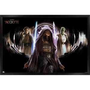 image:imageStar Wars The Acolyte  Trio Wall Poster 34L x 224W Premium Unframed VersionBlack Framed Version