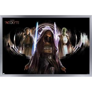 image:imageStar Wars The Acolyte  Trio Wall Poster 34L x 224W Premium Unframed VersionSilver Framed Version