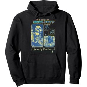 image:imageStar Wars The Book Of Boba Fett Bounty Hunter Panels Pullover HoodieBlack