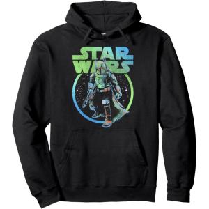 image:imageStar Wars The Book Of Boba Fett Combat Pose Galaxy Poster Pullover HoodieBlack