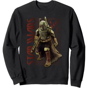 image:imageStar Wars The Book Of Boba Fett Combat Pose Grid Poster SweatshirtBlack