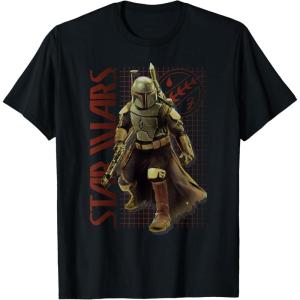 image:imageStar Wars The Book Of Boba Fett Combat Pose Grid Poster TShirtBlack