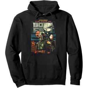 image:imageStar Wars The Book Of Boba Fett Fennec Shand Sunrise Logo Pullover HoodieBlack