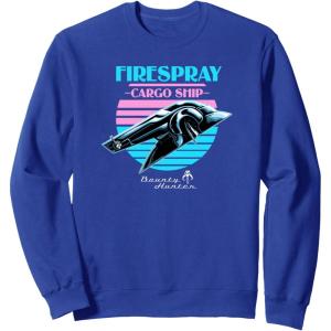 image:imageStar Wars The Book Of Boba Fett Firespray Cargo Ship Logo SweatshirtRoyal Blue