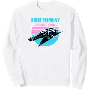 image:imageStar Wars The Book Of Boba Fett Firespray Cargo Ship Logo SweatshirtWhite