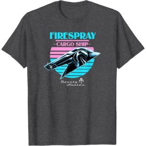 image:imageStar Wars The Book Of Boba Fett Firespray Cargo Ship Logo TShirtDark Heather Grey