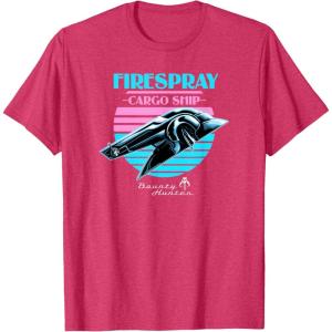 image:imageStar Wars The Book Of Boba Fett Firespray Cargo Ship Logo TShirtRed Heather