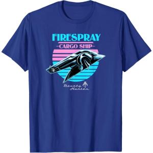 image:imageStar Wars The Book Of Boba Fett Firespray Cargo Ship Logo TShirtRoyal Blue