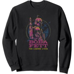 image:imageStar Wars The Book Of Boba Fett Galactic Neon Poster SweatshirtBlack