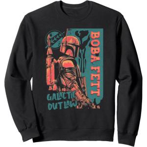 image:imageStar Wars The Book Of Boba Fett Galactic Outlaw Poster SweatshirtBlack