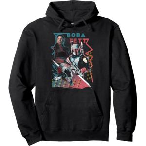 image:imageStar Wars The Book Of Boba Fett Group Shot Geometric Poster Pullover HoodieBlack