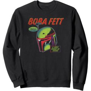 image:imageStar Wars The Book Of Boba Fett Helmet Comic Art SweatshirtBlack