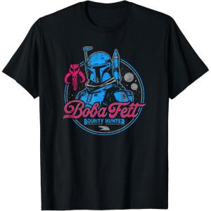 image:imageStar Wars The Book Of Boba Fett Neon Logo TShirtBlack