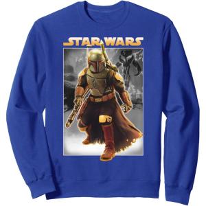 image:imageStar Wars The Book Of Boba Fett Photo Real Poster SweatshirtRoyal Blue