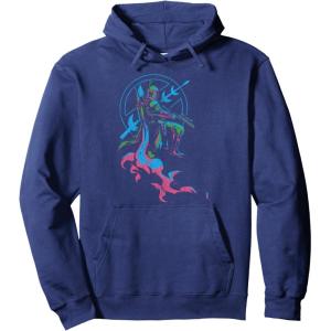 image:imageStar Wars The Book Of Boba Fett Retro Color Pop Poster V2 Pullover HoodieNavy Blue