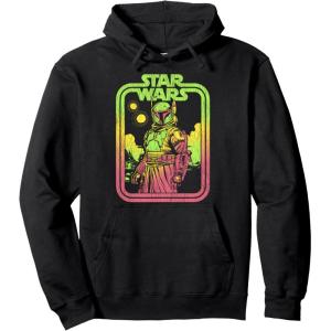 image:imageStar Wars The Book Of Boba Fett Retro Poster Pullover HoodieBlack