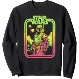 image:imageStar Wars The Book Of Boba Fett Retro Poster SweatshirtBlack