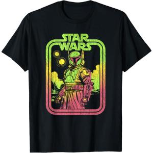 image:imageStar Wars The Book Of Boba Fett Retro Poster TShirtBlack