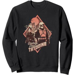 image:imageStar Wars The Book Of Boba Fett Vintage Color Pop Poster SweatshirtBlack