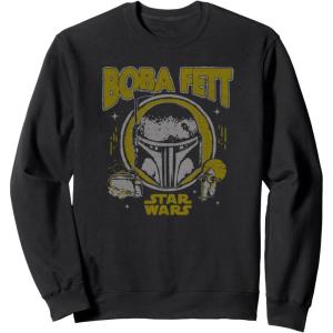 image:imageStar Wars The Book Of Boba Fett Vintage Helmet Logo SweatshirtBlack