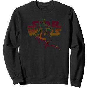 image:imageStar Wars The Book Of Boba Fett Vintage Poster V4 SweatshirtBlack