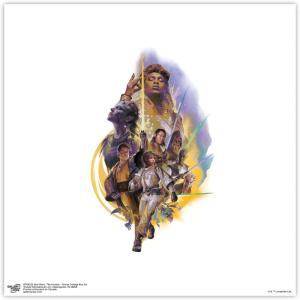 image:imageTrends International Gallery Pops Star Wars The Acolyte  Group Collage Key Art Wall Art 12 x 12 Gallery Pops Wall Art White Framed VersionUnframed Version