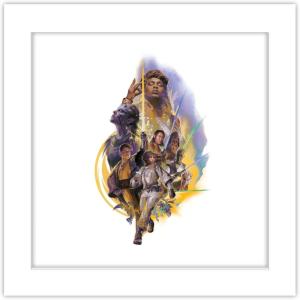 image:imageTrends International Gallery Pops Star Wars The Acolyte  Group Collage Key Art Wall Art 12 x 12 Gallery Pops Wall Art White Framed VersionWhite Framed Version