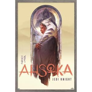 image:imageTrends International Star Wars Ahsoka  Jedi Knight Wall Poster 34L x 224W Premium Unframed VersionBarnwood Framed Version