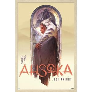 image:imageTrends International Star Wars Ahsoka  Jedi Knight Wall Poster 34L x 224W Premium Unframed VersionBlonde Framed Version