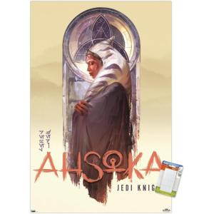 image:imageTrends International Star Wars Ahsoka  Jedi Knight Wall Poster 34L x 224W Premium Unframed VersionPremium Poster  Mount Bundle