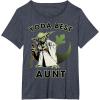 image:imageStar Wars Yoda Best Aunt Rebel Logo TShirtHeather Blue