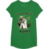 image:imageStar Wars Yoda Best Aunt Rebel Logo TShirtKelly Green