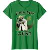 image:imageStar Wars Yoda Best Aunt Rebel Logo TShirtKelly Green